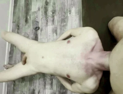 The Fat Man Got Excited and Cummed Twice in the Guy's Mouth.