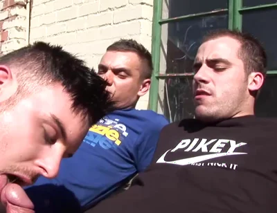 Randy Rascals Relish Restroom Romps With Adam Watson And Fraser Jacs