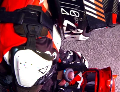 A Vibrating Ring Made Me Cum Hands-free on My Friend's Helmet.