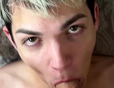 I Cum on His Face with My Hot and Sweet Cum!