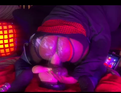 Masturbating My Big Ass with a Dildo