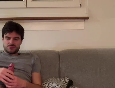 Straight Friend Helps Gay Bro Jerking off