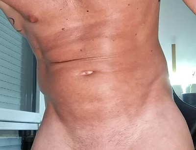 Big on My Belly After One Hell of an Ejaculation