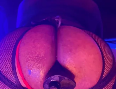 Black Sissy Slut Fucked in the Ass by Dildo Machine