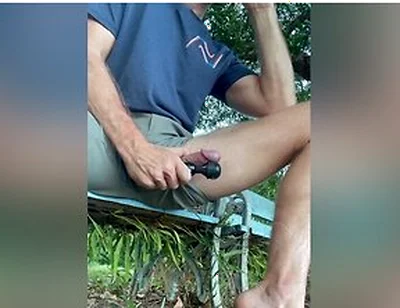 Risky Roadside Wank - Shooting Cum