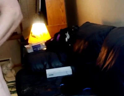 Stand up Then Lay Down on Couch as I Jerk and Bust Twice