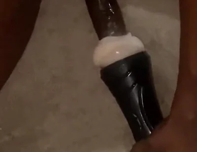 On My Knees Fucking Torch Fake Pussy