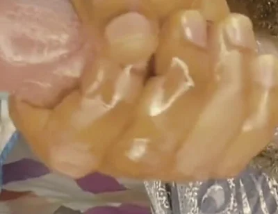 Stroking My Big Black Oilied Cock