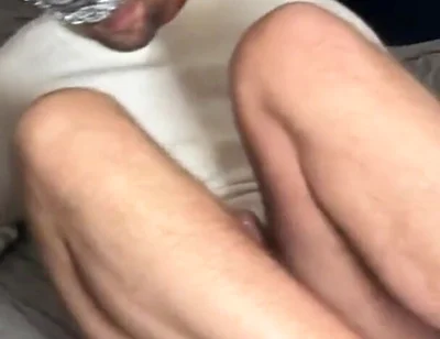 Nice Morning Jerking with Cum on My Ass