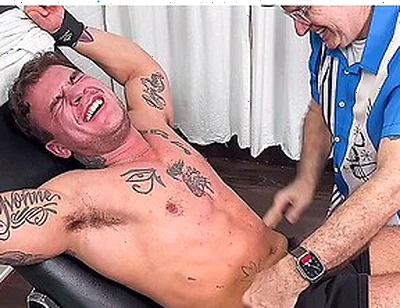 Daddy Dom In Muscled Nola Laughs Hard While Being Tickled By His Dom Stepdaddy