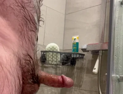 Shower Then Wank on the Sofa