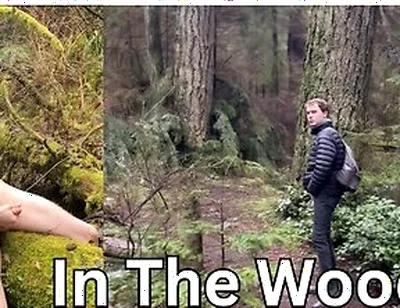 Blond Twink Pisses And Cums In Public During A Walk In The Forest