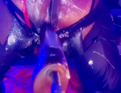 Sexy Femboy Creamy Butt Machine Fuck