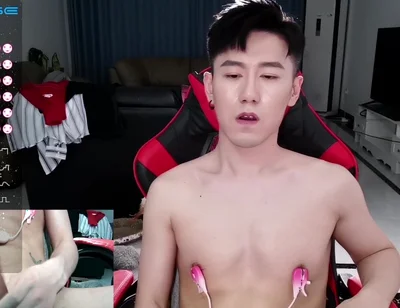 Double-camera, Self-insertion, Nipple Clips, Ejaculation