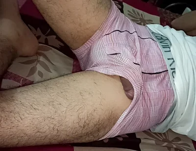 Wow First Time Hold My Stepbrother Big Cock From Underwear Then I Open It