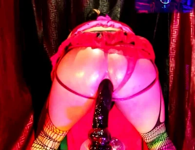 Twerking in a Miniskirt While Riding My Dildo 5