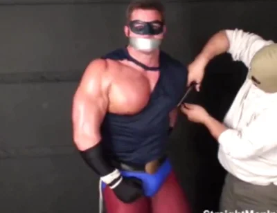 Superhero Stripped & Man Handled