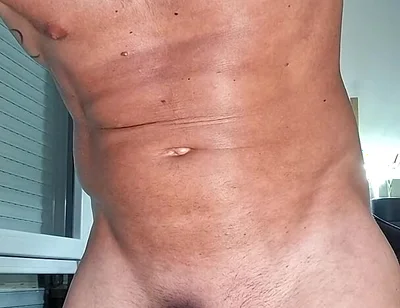 Big on My Belly After One Hell of an Ejaculation