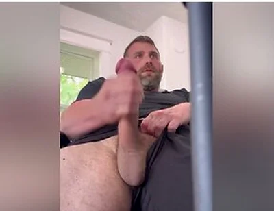 Big Cock Jerking Off At Home