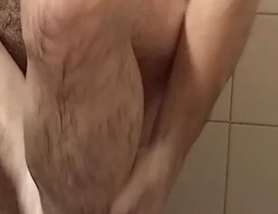 Uncut Gay Shower