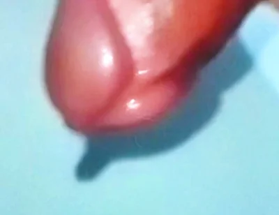 Two-hand Handjob Ends with Thick Cum Dripping in Close-up