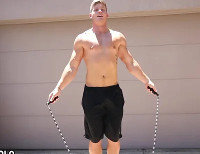 Jesse Brooks - Jerks Off Outside Poolside