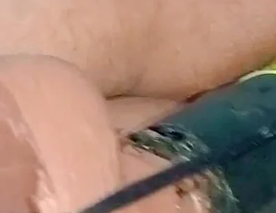 After Swallowing This Huge Toy, My Tail Is Wide Open