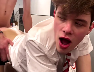 3 Cocks For The Teen 18+ Boy With Sebastian Kane And Mitch Schif