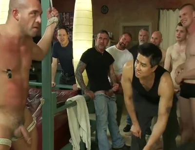 Muscle Stud Gangbanged At Club Eros Sex Club With Josh West, Dahlia Sky And Nick Moretti