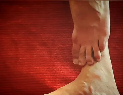 Playing with My Feet and a Dildo