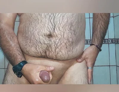 Good Cumm Eating Using Purple Boxer