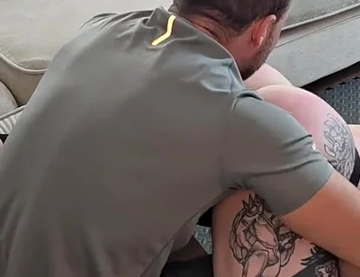 Alpha Spanks His Tattooedgymcub