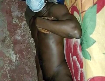 African Black Man Showcasing His Bed Skills