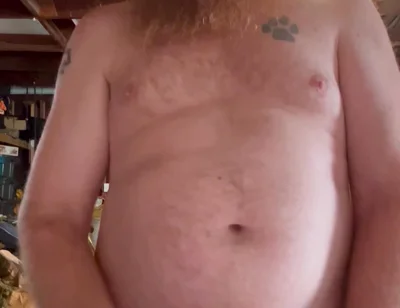 Redneck Jerk and Cum in Garage