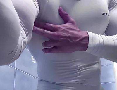 You Can See This Crazy Lines Through the Thin Cloth
