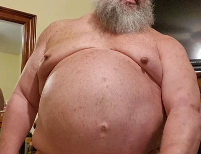 Daddy Bear Jacking His Cock