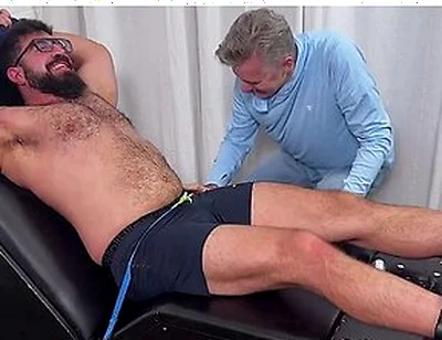 Hairy Gareths Size 13 Socked Feet Get Ruthlessly Tickled