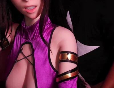 Tifa Lockhart Transforms Into Mileena From Mortal Kombat for 7th Heaven