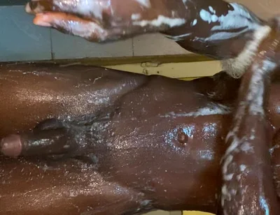 How I Wash up My African Cock! Before Sex