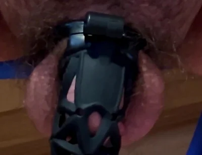 My Caged Cock Tease and Cum