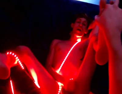 Blake Mast In Trace Gets A Lit-up Ass!