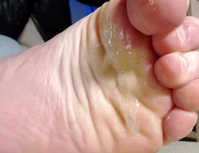 Domination - Sperm on Leg