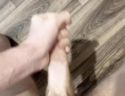 Twink - Long Cumshot. Horny Cumshot Explosion, Cum on the Floor, Hairy Legs, Arms and Hot Abs.