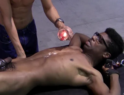 Cj Connors Torments And Edges Djs Cock With Pain And Pleasure