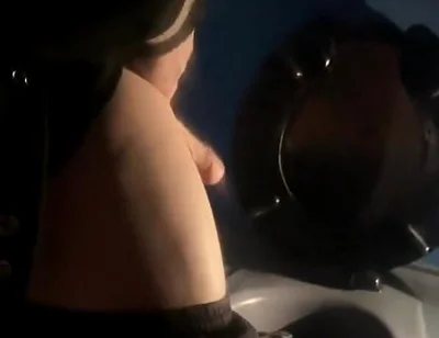 Amateur Boy Opens Street Public Toilets, Catches His Ginger Friend Peeing and Lends Him a Helping Hand