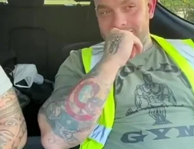 Builders Have a Jerk in the Car at Work