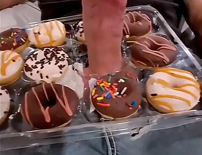 Big Cock Serves Donuts with Extra Frosting