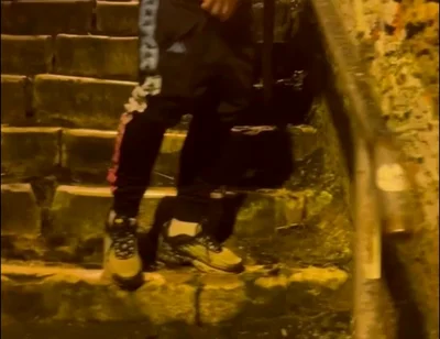 Amateur Boy Catches His Friend Pissing in the Street and Touches His Cock