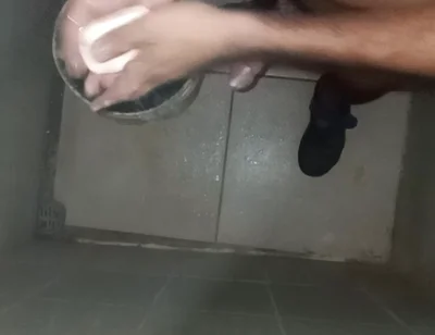 Slim Guy Takes His Shower to Masturbate