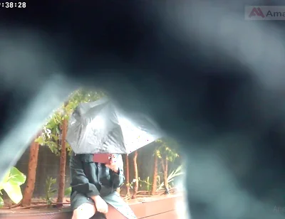 Amateur Guy Caught Peeing in a Public Park